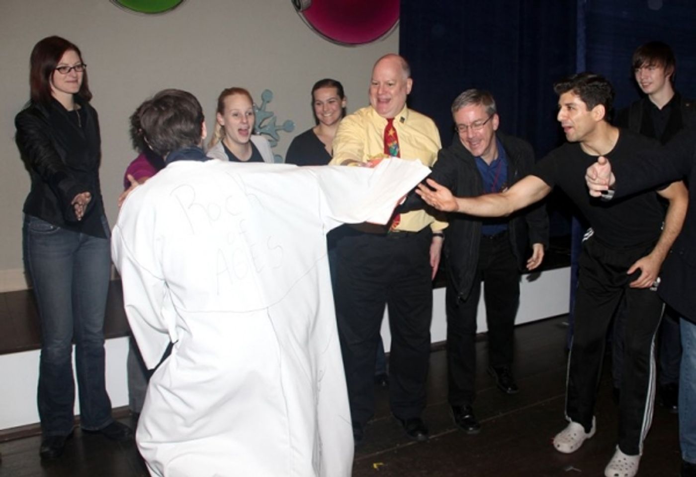 Photo Coverage: IRVING BERLIN'S WHITE CHRISTMAS' Broadway Opening Night - The Gypsy Robe Ceremony!  Image