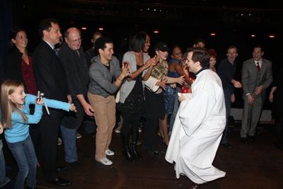 Joseph Medeiros shares his honor with the cast! Photo