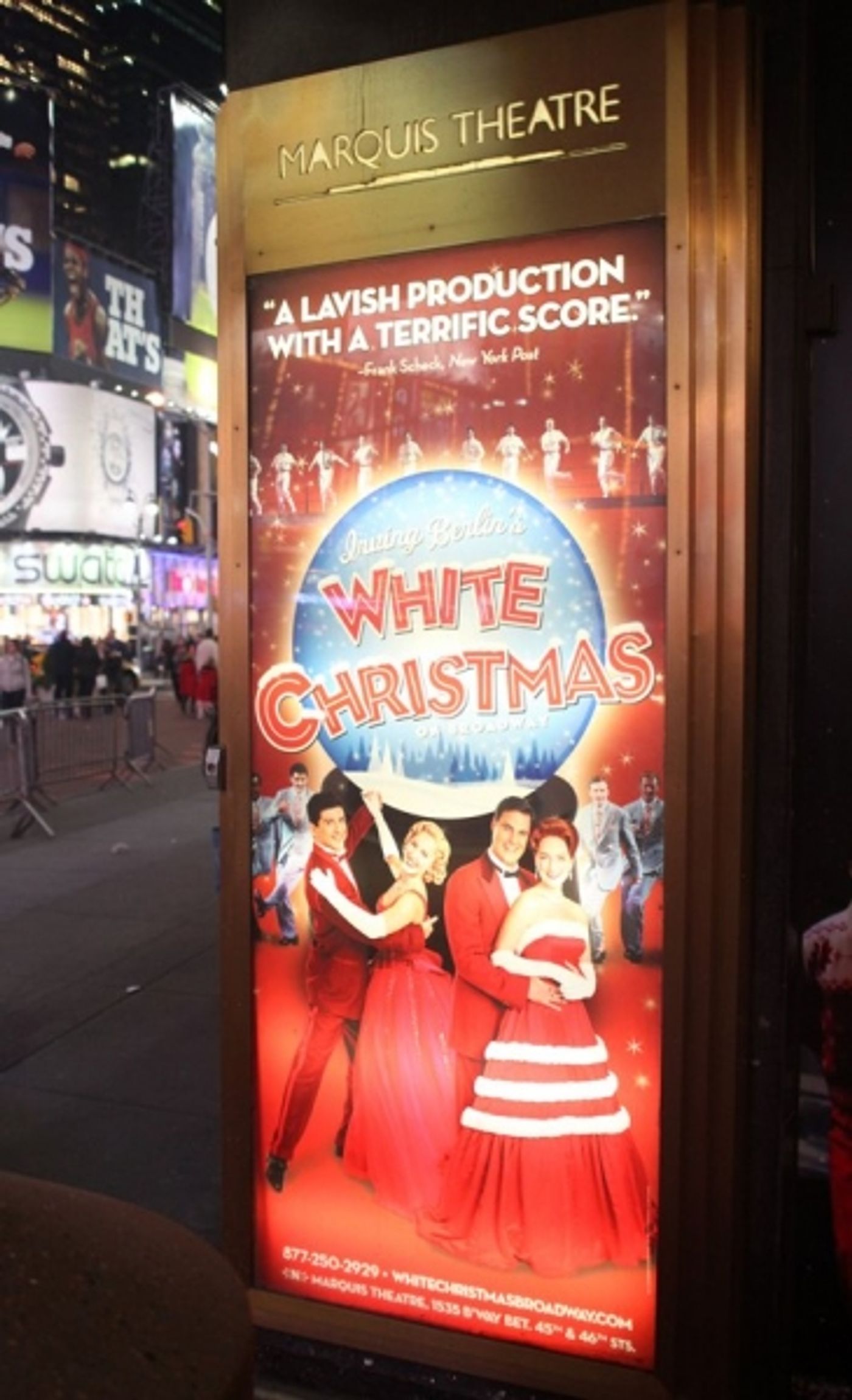 Photo Coverage: IRVING BERLIN'S WHITE CHRISTMAS' Broadway Opening Night - The Gypsy Robe Ceremony!  Image