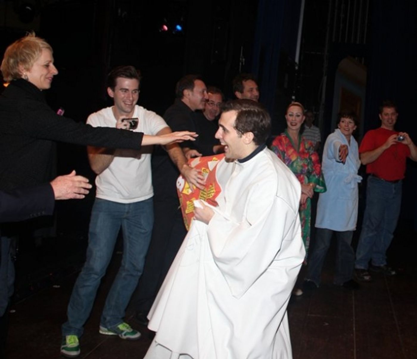 Photo Coverage: IRVING BERLIN'S WHITE CHRISTMAS' Broadway Opening Night - The Gypsy Robe Ceremony!  Image