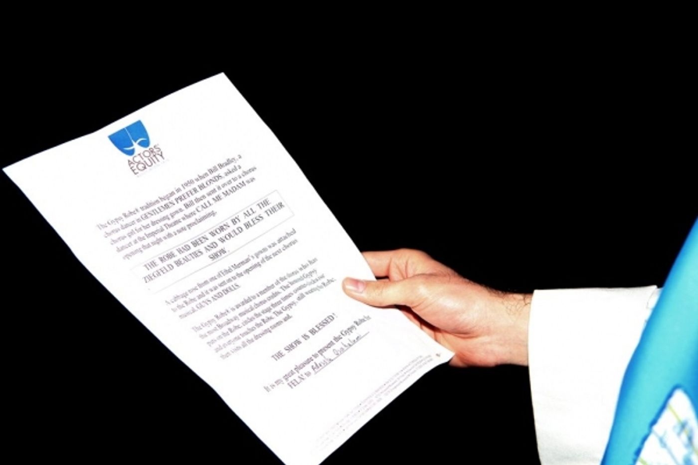 Photo Coverage: FELA! Gypsy Robe Ceremony! Photo Coverage: FELA! Gypsy Robe Ceremony! Image