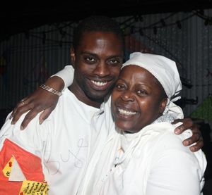 Adesola Osakalumi (Gypsy Robe Winner - FELA !) & Lilias White Photo