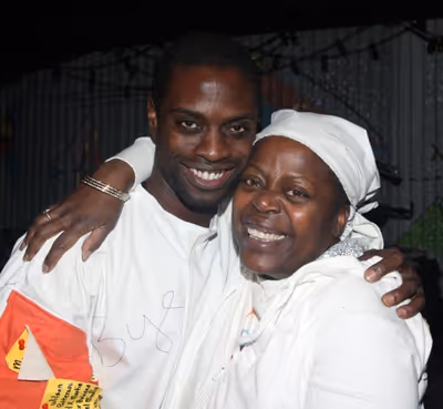 Adesola Osakalumi (Gypsy Robe Winner - FELA !) & Lilias White Photo