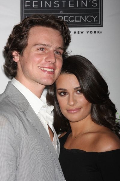 Jonathan Groff and Lea Michele Photo