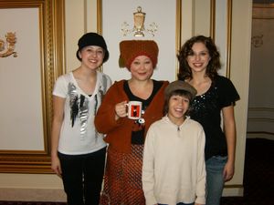 Ashley Bendien, Sharon Sachs, Joseph Maggio and Peyton Young Photo