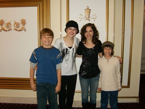 Zachary Keller, Ashley Bendien, Peyton Young and Joseph Maggio Photo