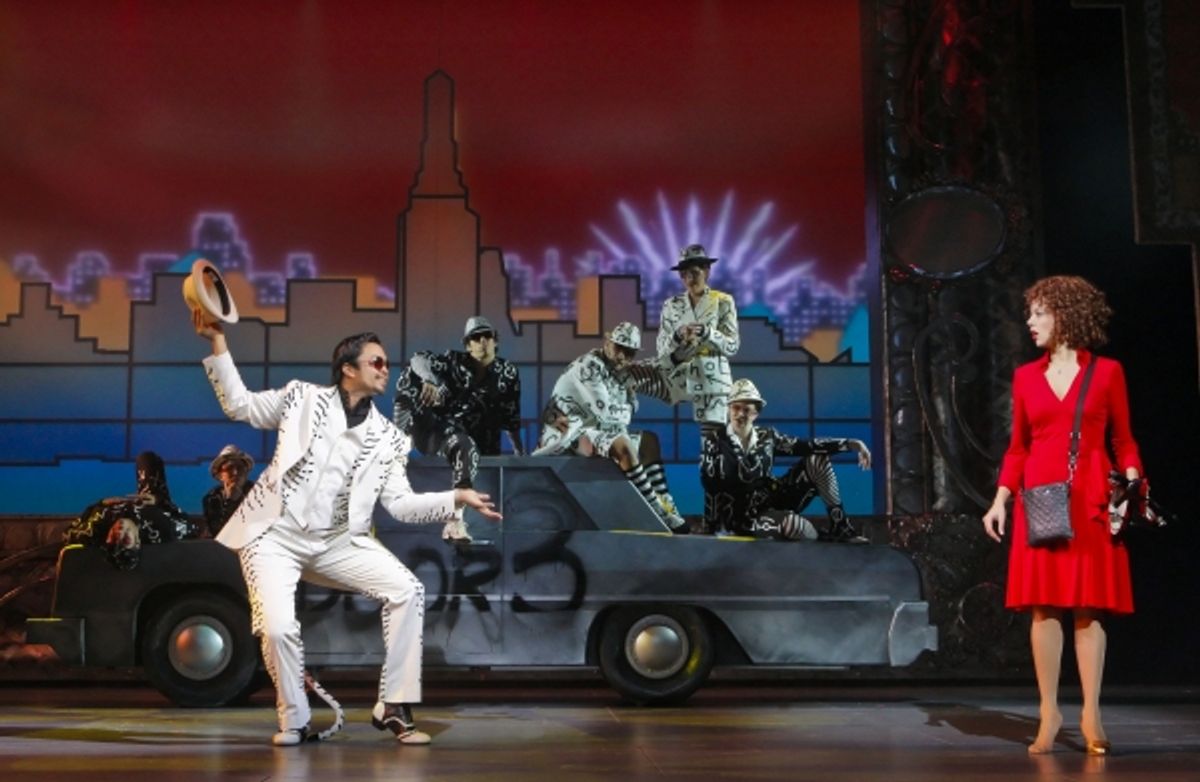  Jose Llana as El Gato, Janet Dacal as Alice and Company at 