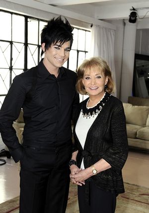 Adam Lambert and Barbara Walters @ BroadwayWorld Adam Lambert and Barbara Walters Photo