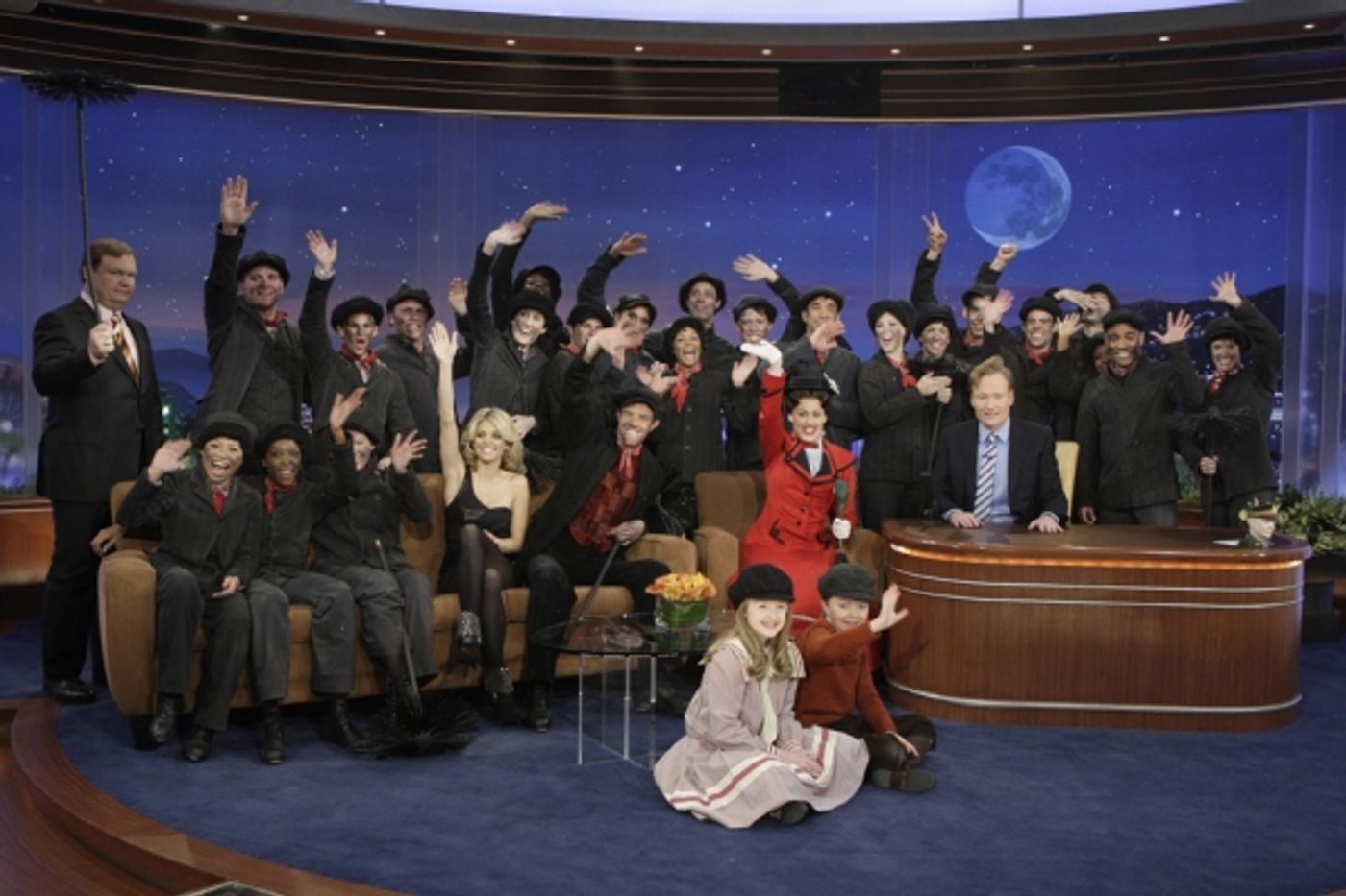 Photo Flash: Cast of MARY POPPINS Visits The Tonight Show Conan O'Brien  Image