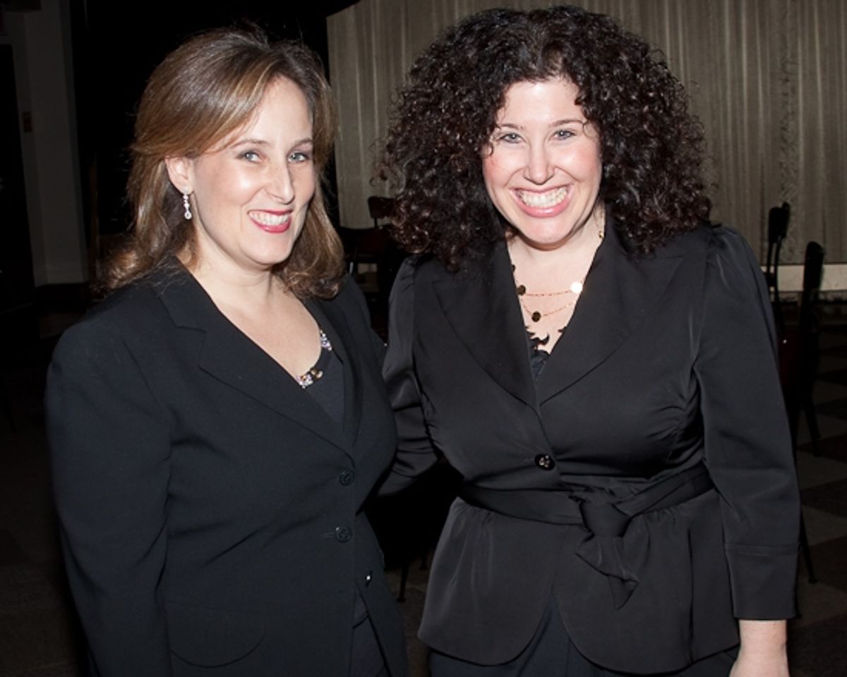 Zina Goldrich and Marcy Heisler at 2009 Fred Ebb Awards Honor Heisler and Goldrich
