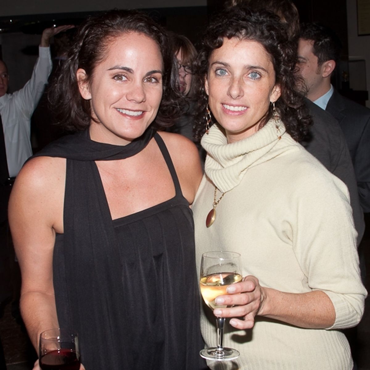 Leslie Owen and Sandra Coudert at 