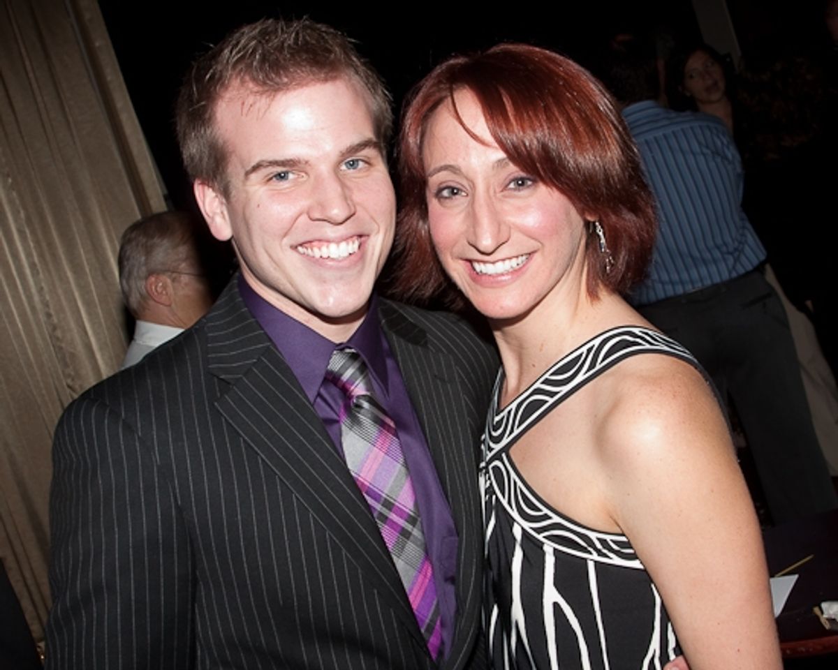 Tyler Adcock and Morgan Rose at 2009 Fred Ebb Awards Honor Heisler and Goldrich