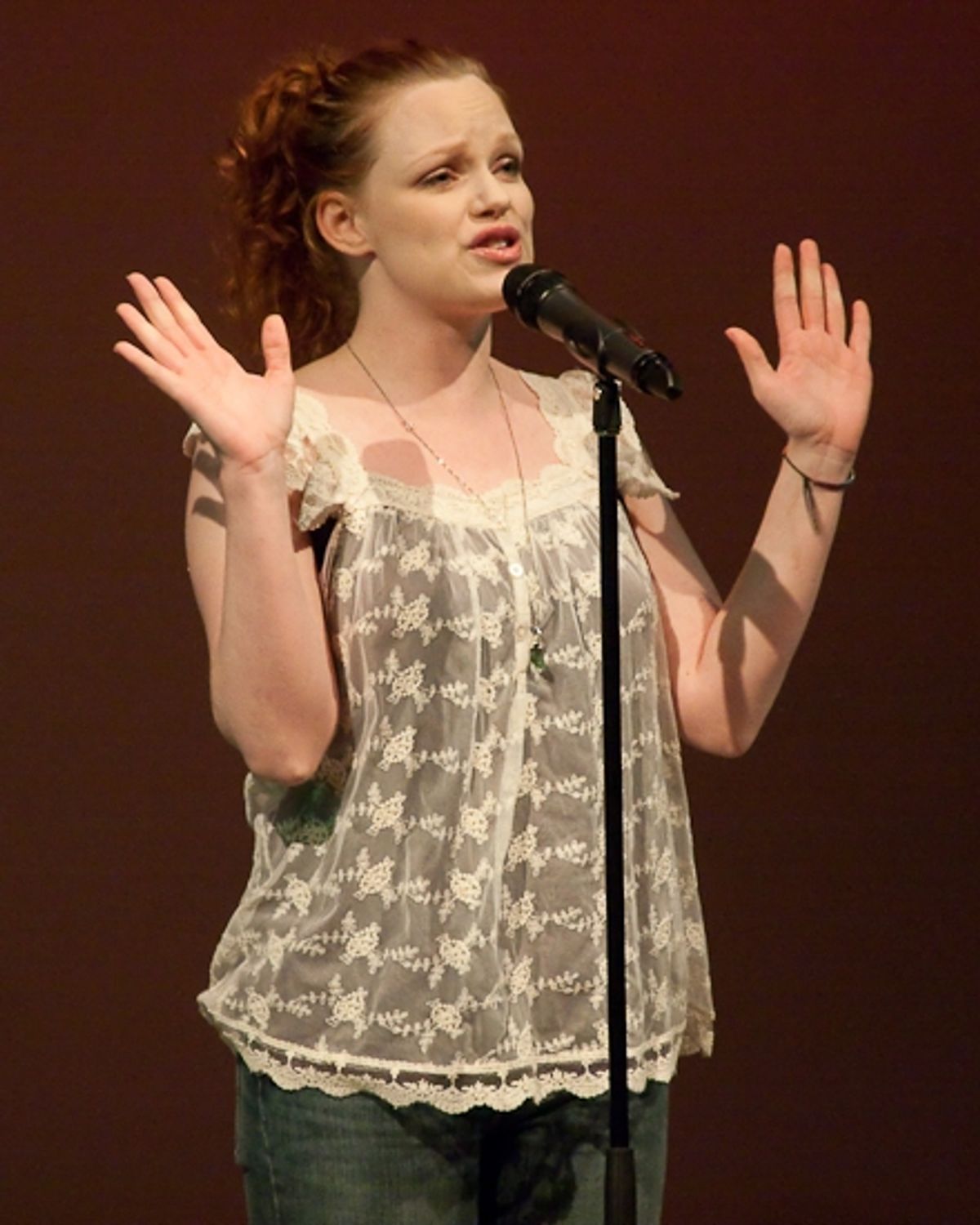 Megan Reinking at 'A Very MARY Holiday' Benefit Concert
