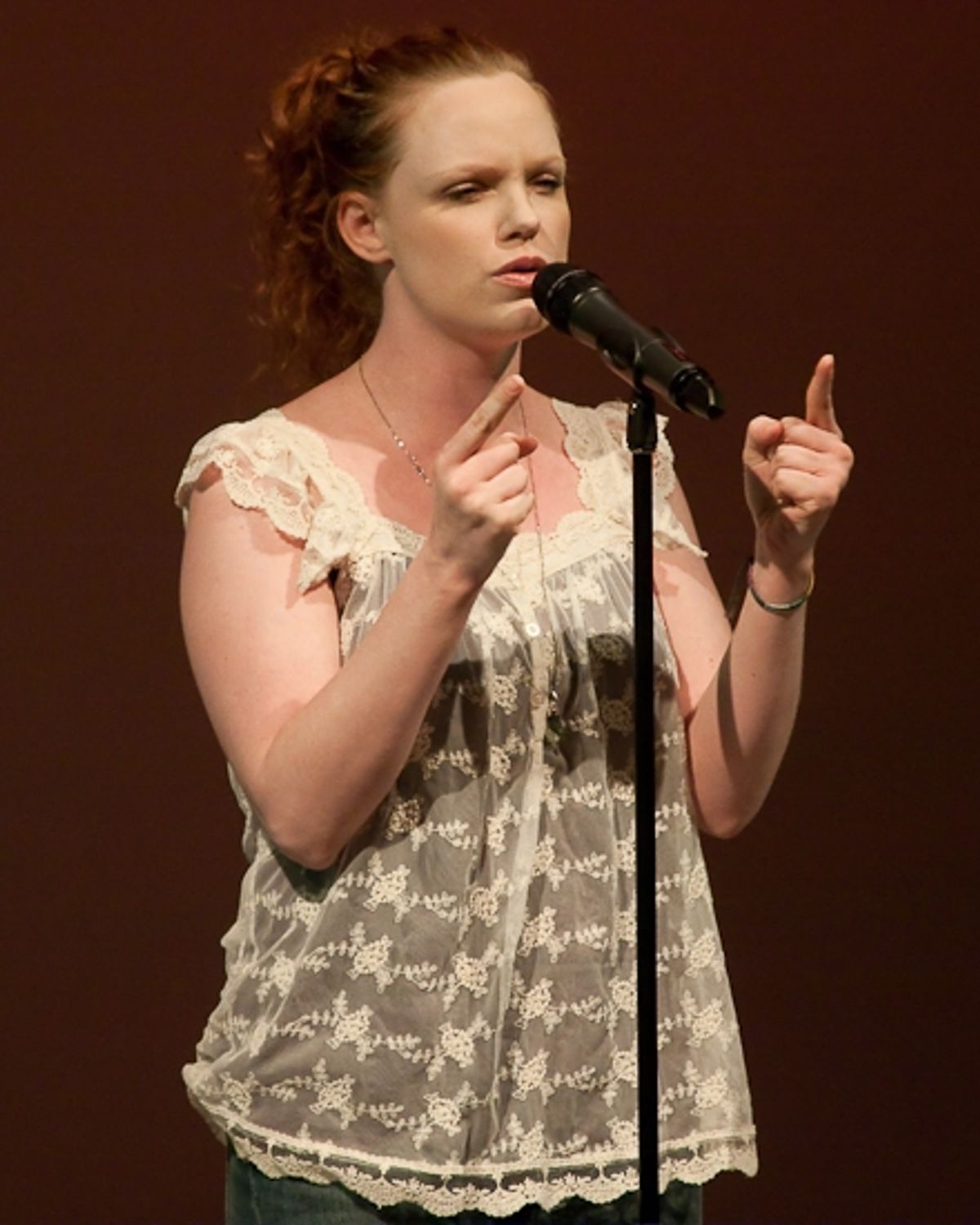 Megan Reinking at 'A Very MARY Holiday' Benefit Concert