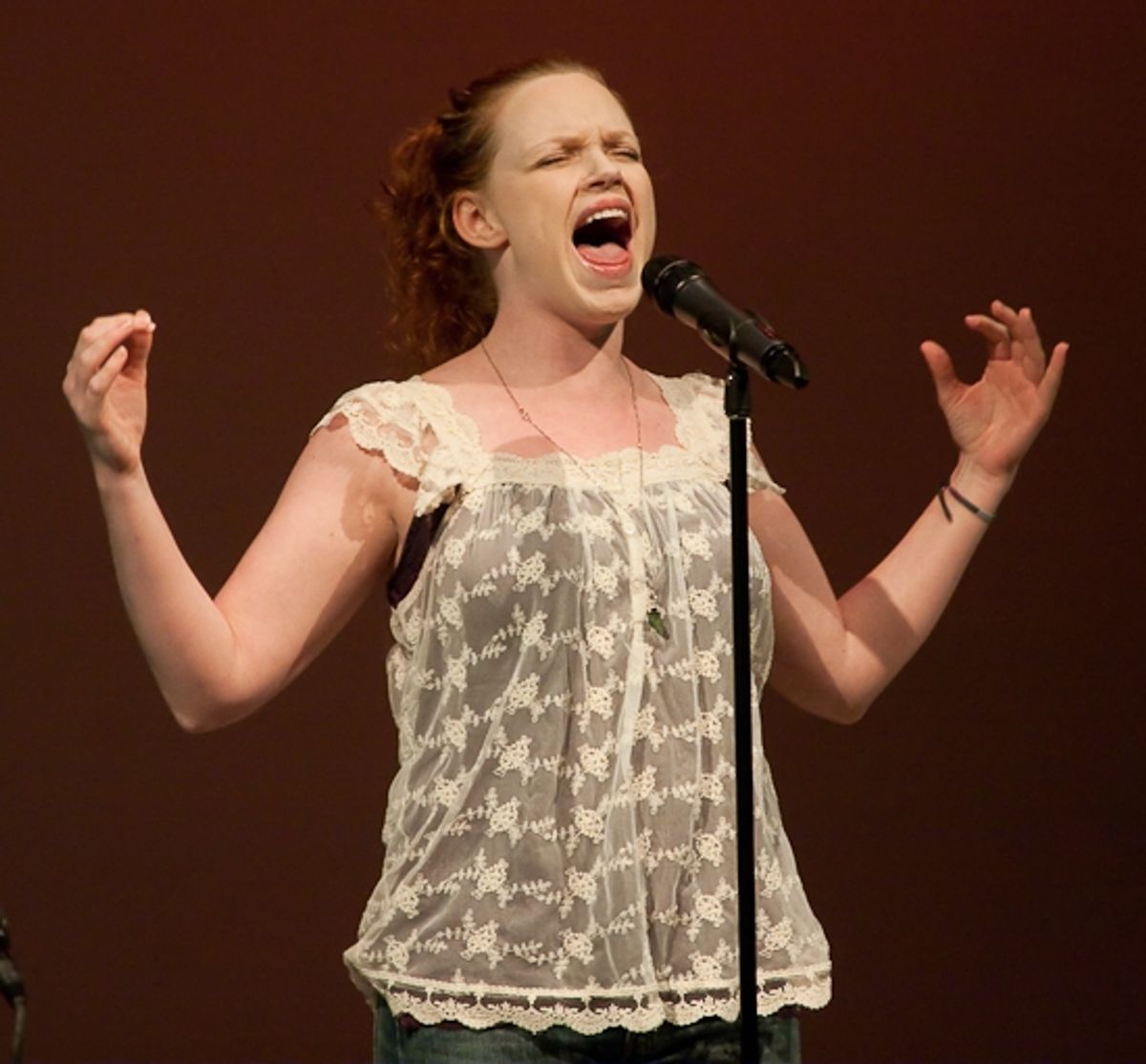 Megan Reinking at 'A Very MARY Holiday' Benefit Concert