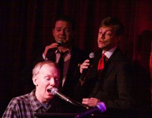 John "Lypsinka Epperson with Clarke Thorell & Jim Caruso @ BroadwayWorld John "Lypsinka Epperson with Clarke Thorell & Jim Caruso Photo