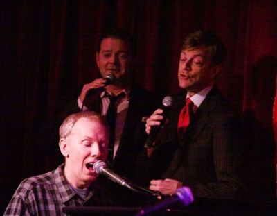 John "Lypsinka Epperson with Clarke Thorell & Jim Caruso Photo