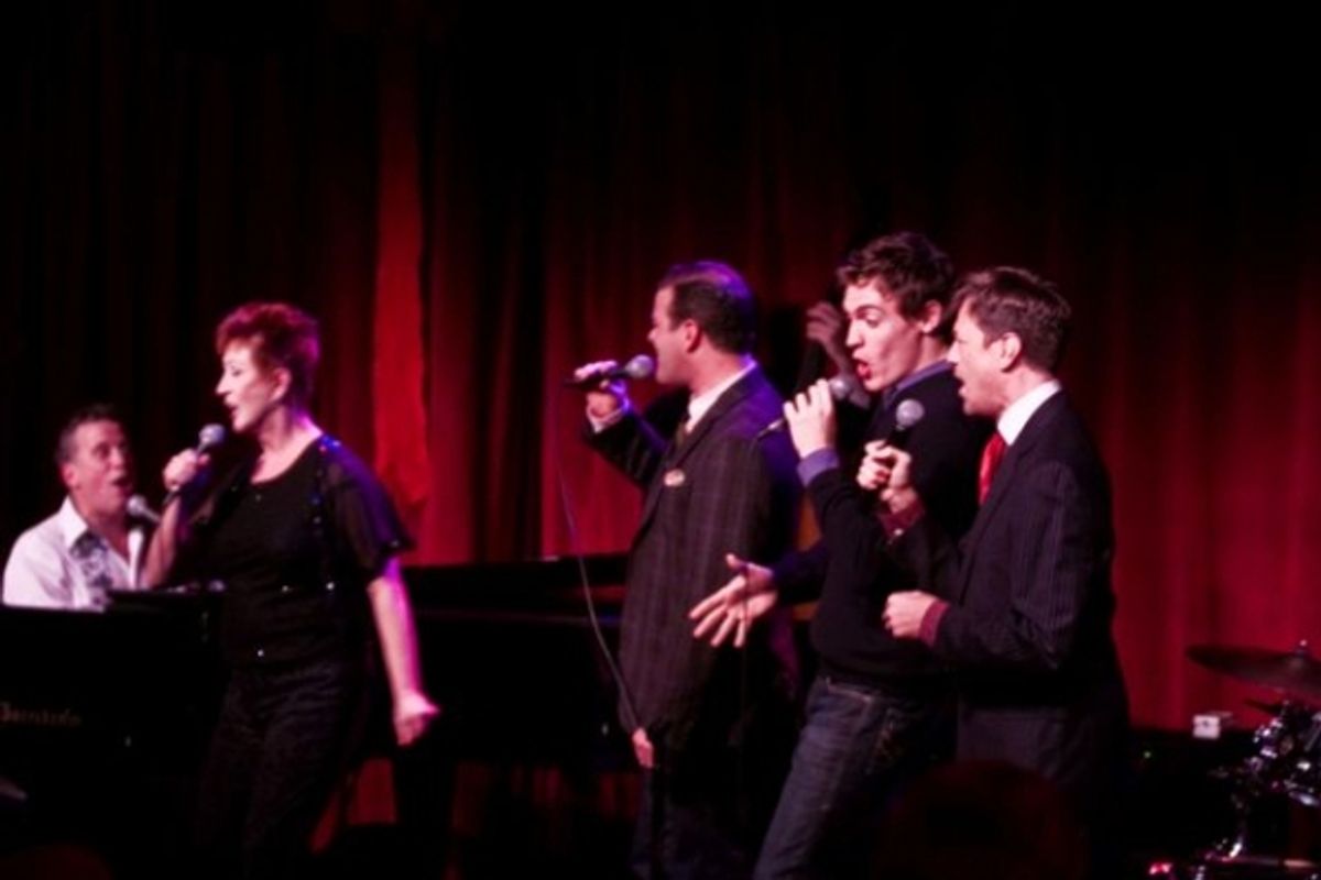Billy Stritch, Ruth Williamson, Clarke Thorell, Erich Bergen & Jim Caruso at 