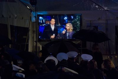 Zach Levi and Jane Krakowski Photo