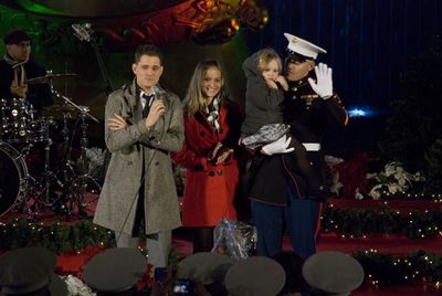 Michael Buble and Fans Photo