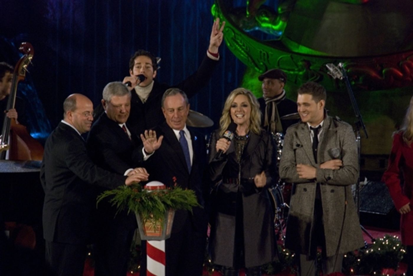 Photo Coverage: 2009 Rockefeller Christmas Tree Lighting!  Image