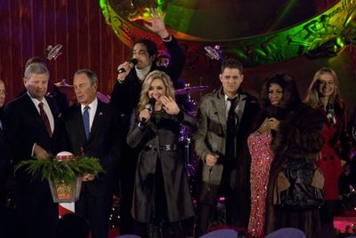 Michael Buble,  Jane Krakowski and Zach Levi Photo