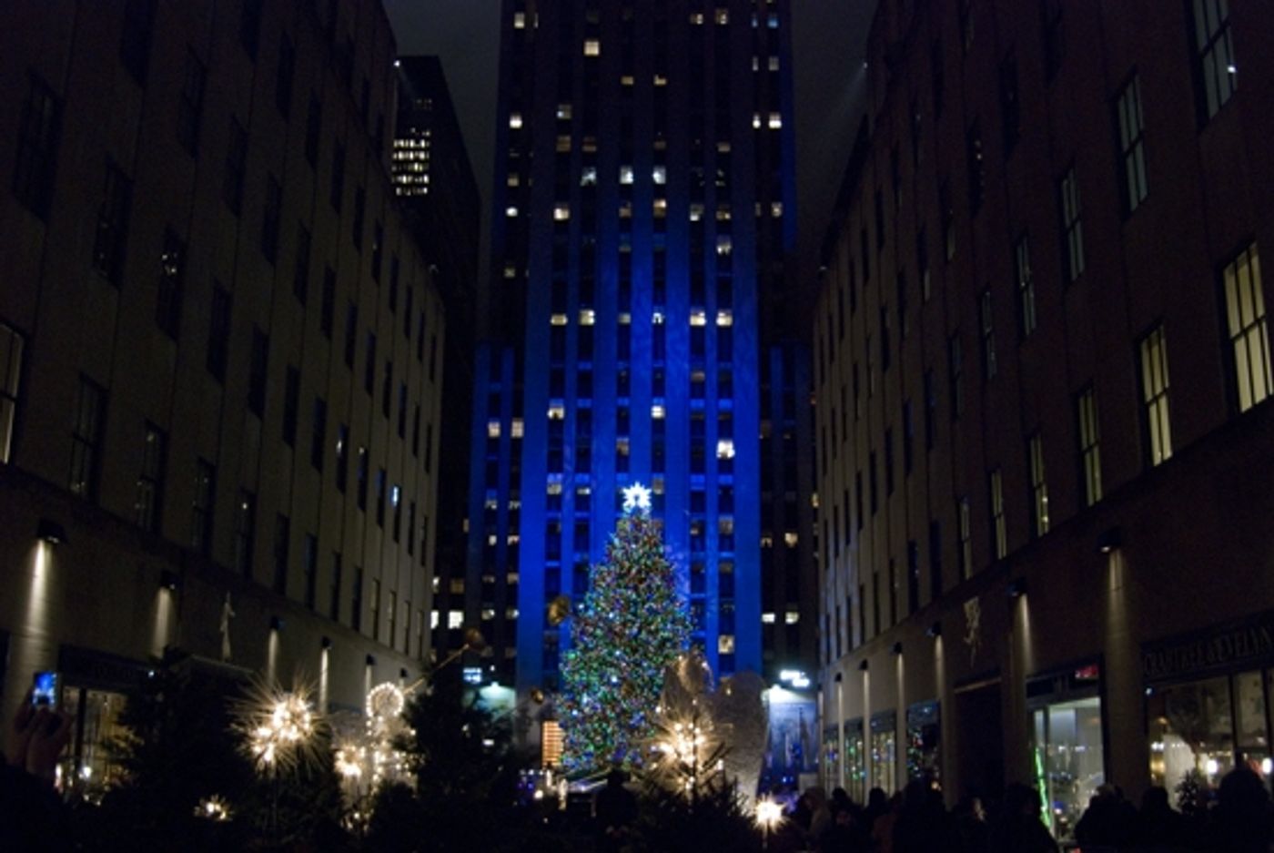 Photo Coverage: 2009 Rockefeller Christmas Tree Lighting!  Image