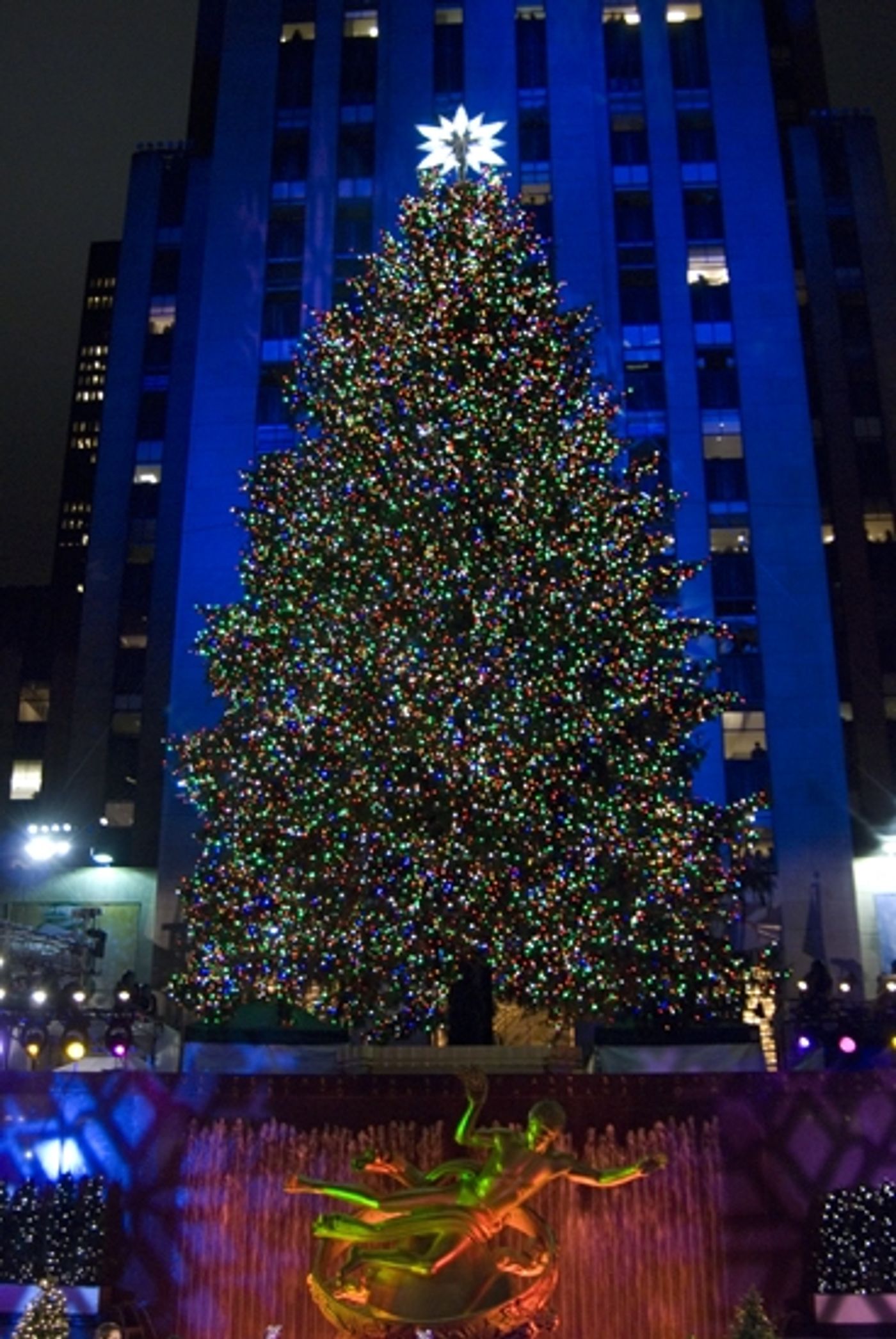 Photo Coverage: 2009 Rockefeller Christmas Tree Lighting!  Image