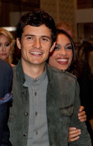 Orlando Bloom and Rosario Dawson @ BroadwayWorld Orlando Bloom and Rosario Dawson Photo