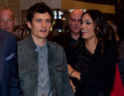 Orlando Bloom and Rosario Dawson  Photo