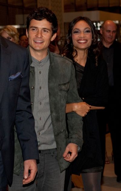 Orlando Bloom and Rosario Dawson  Photo