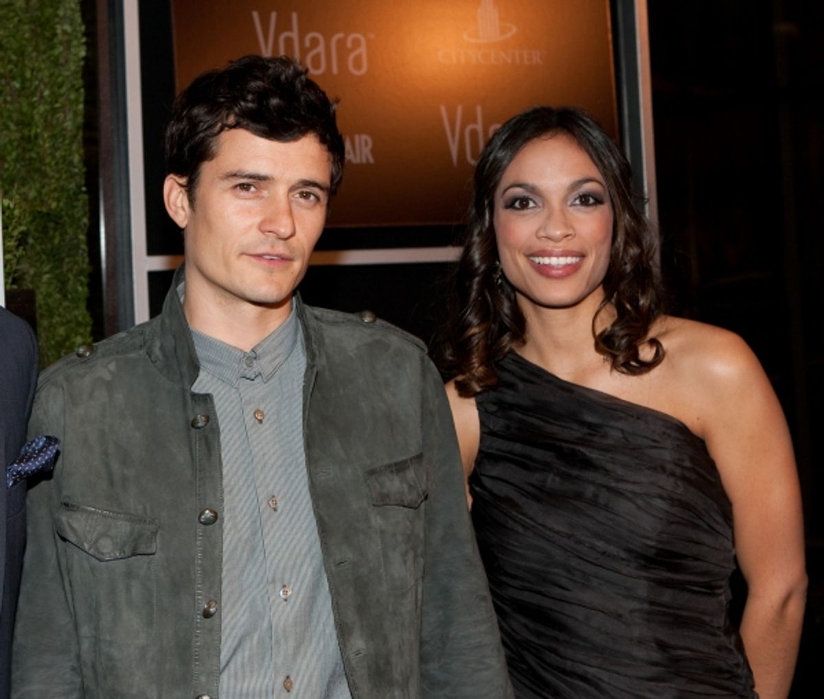 Orlando Bloom and Rosario Dawson  at 