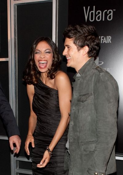 Orlando Bloom and Rosario Dawson  Photo
