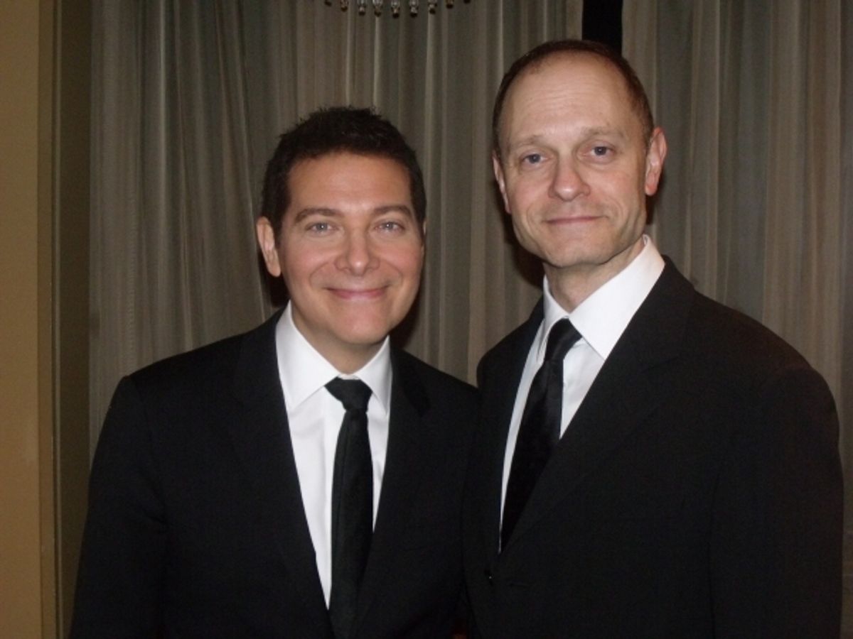 Michael Feinstein and David Hyde Pierce at 