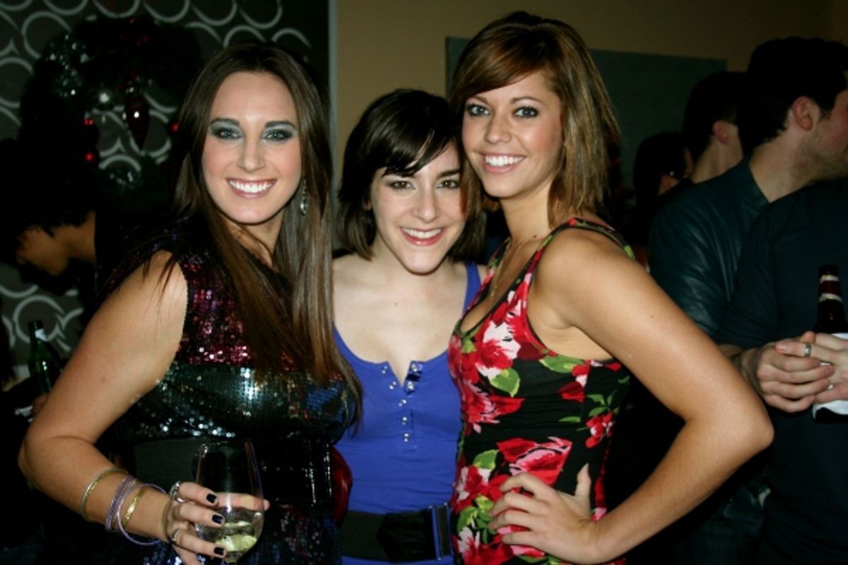 Dani Spieler, Nina Sturtz, Cortney Wolfson at 