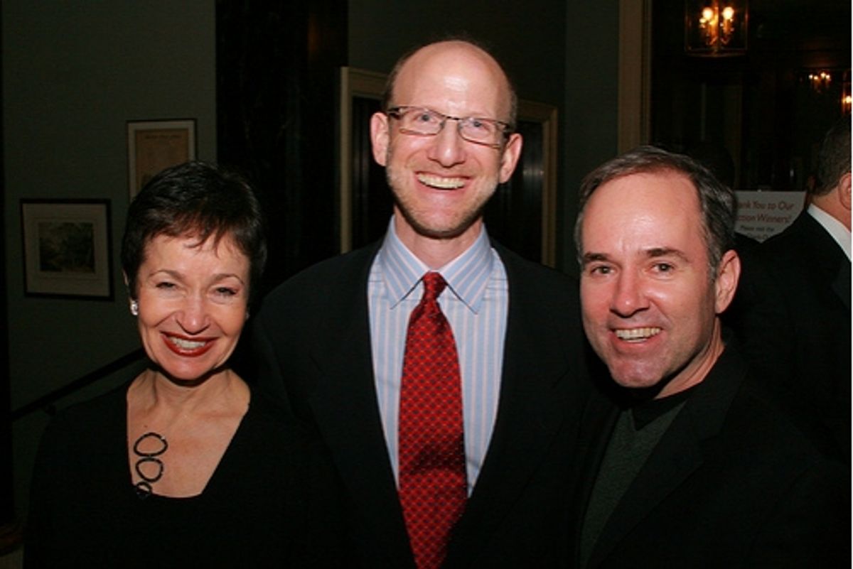 Lynn Ahrens, Douglas Cohen and Stephen Flaherty at 