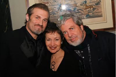 Marc Kudisch, Lynn Ahrens and Tony Walton Photo