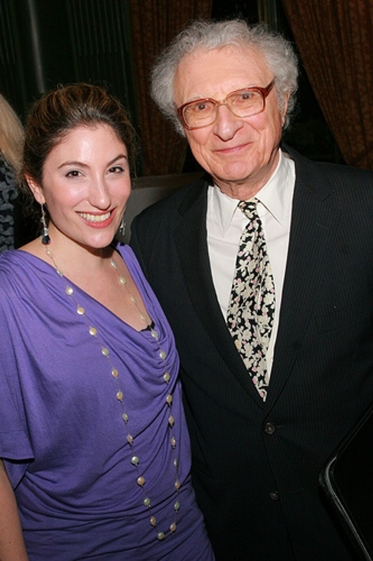 Deborah Grausman and Sheldon Harnick at 