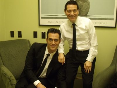 Cheyenne Jackson and Michael Feinstein 1328 Photo