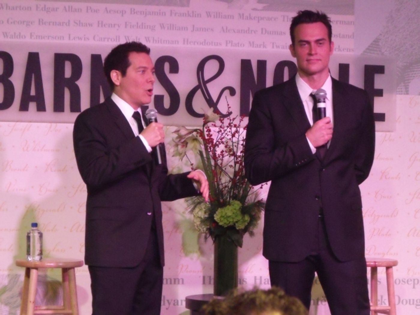 Photo Coverage: Michael Feinstein and Cheyenne Jackson Sign and Sing at Barnes & Noble  Image