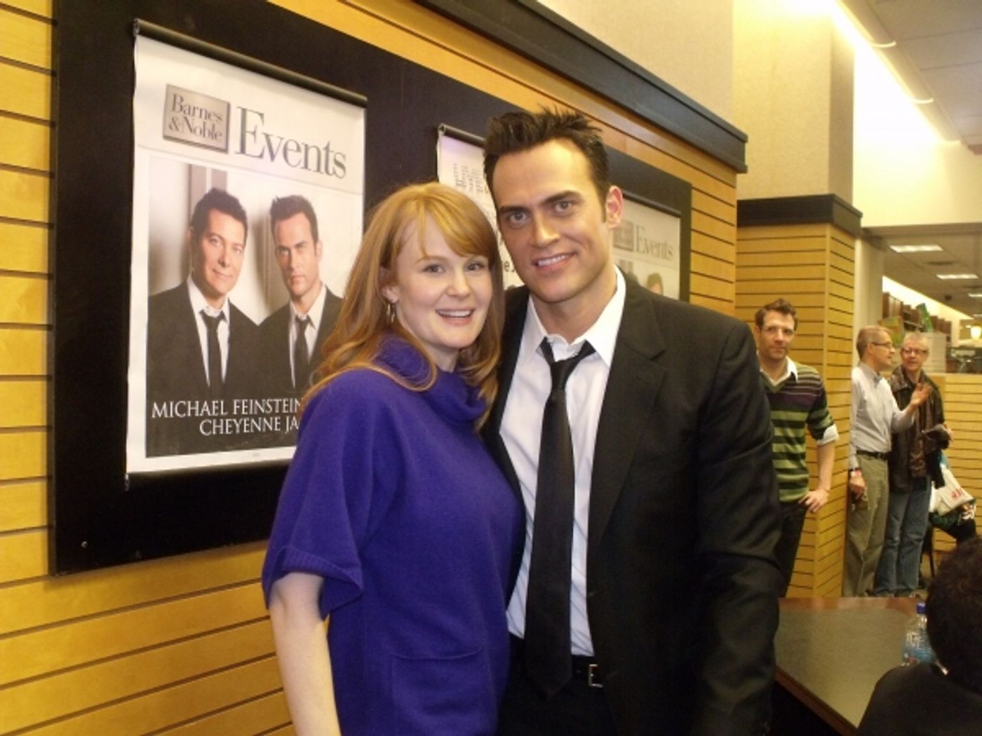 Photo Coverage: Michael Feinstein and Cheyenne Jackson Sign and Sing at Barnes & Noble  Image