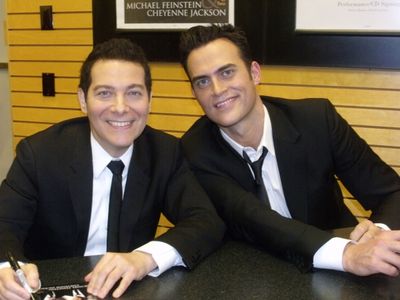 Michael Feinstein and Cheyenne Jackson 1430 Photo