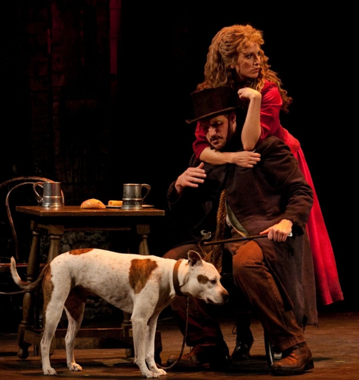 Anthony Lawton, Janine Divita and Buddy at 