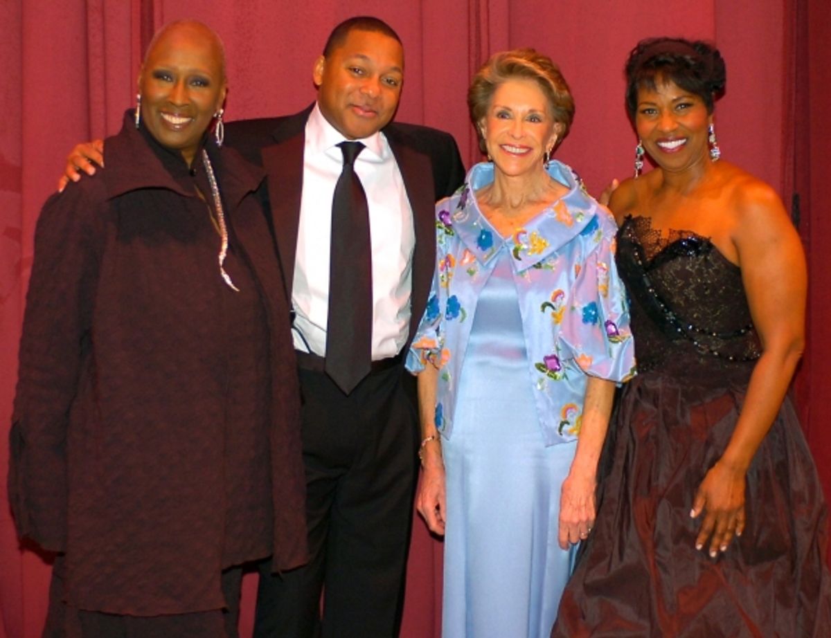 Judith Jamison, Wynton Marsalis, Joan Weill & Pauletta Washington at 