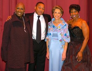 Judith Jamison, Wynton Marsalis, Joan Weill & Pauletta Washington Photo