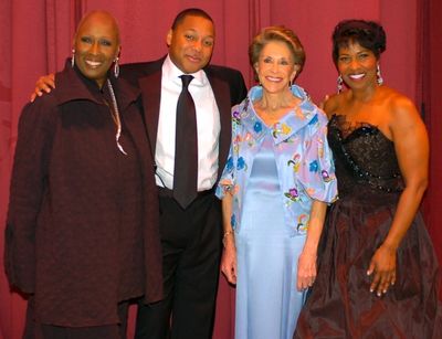 Judith Jamison, Wynton Marsalis, Joan Weill & Pauletta Washington Photo