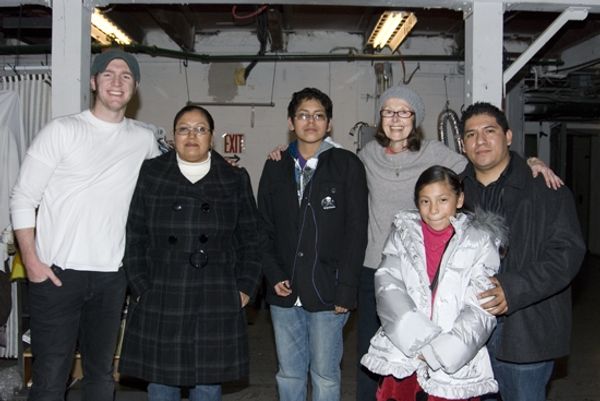 The Hernandez family and Jane Alderman and Cliff Chamberlain Photo
