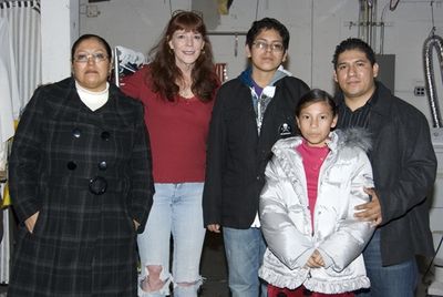 The Hernandez family and Kate Buddeke Photo