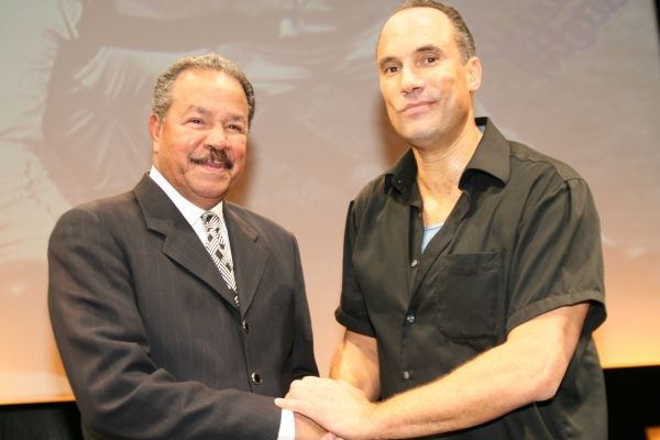 Juan Marichal & Roger Guenveur Smith Photo