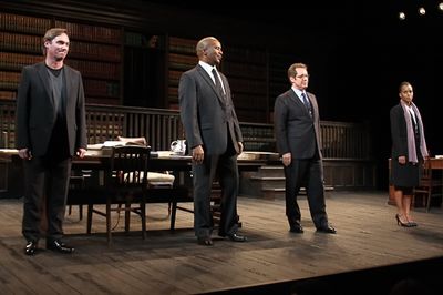 Richard Thomas, David Alan Grier, James Spader, and Kerry Washington Photo